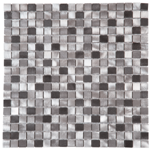 Grey/Black Stone Aluminum Mix 1x1