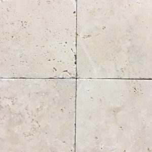 Ivory Travertine 12x12x1/2"